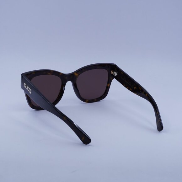 Gucci GG1789S 002 Sunglasses Dark Havana Square Frame, Brown Lenses main image 10